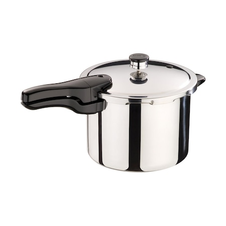 National Presto Presto Polished Stainless Steel Pressure Cooker 6 qt 01362